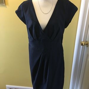 Stunning dress with pleated front.